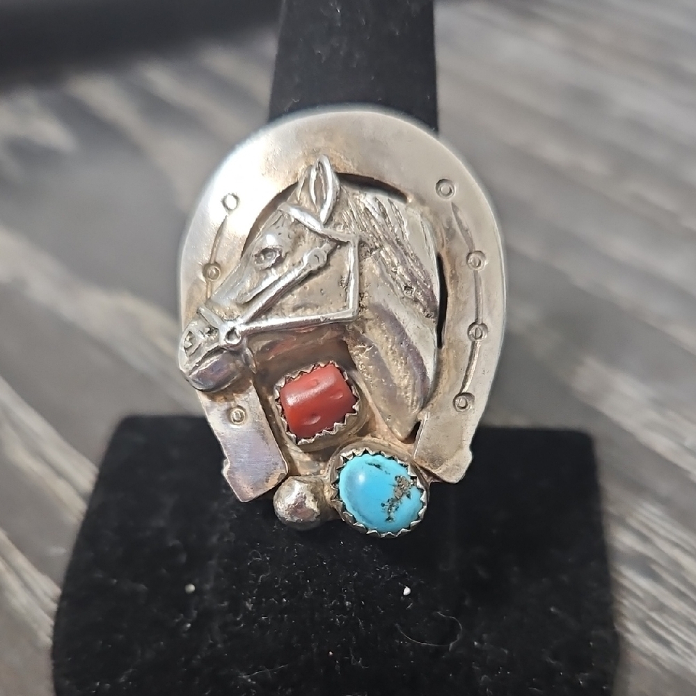 Sterling Western Ring 8.75